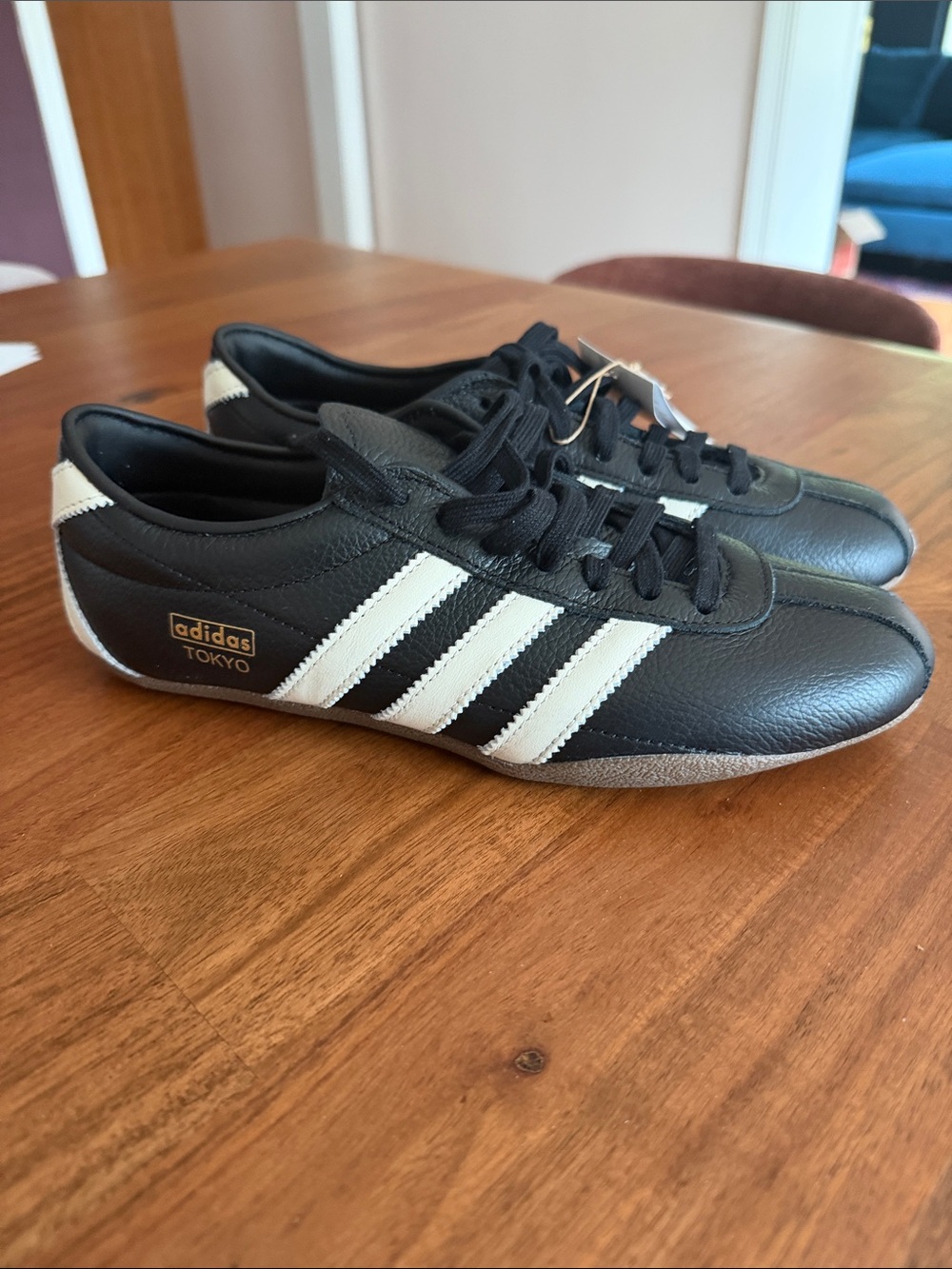NWT adidas Tokyo Sneakers in Black and White